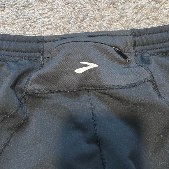 Brooks Black Joggers with White Stripes - Picture 7 of 7